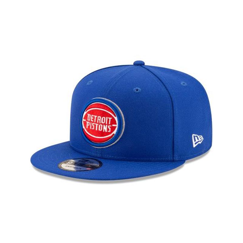 NBA Detroit Pistons 9Fifty Snapback (XFV9080) - Blue New Era Caps